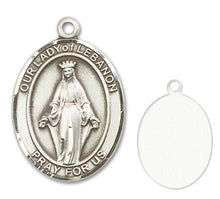 Load image into Gallery viewer, Our Lady of Lebanon Custom Medal - Sterling Silver