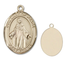 Load image into Gallery viewer, Our Lady of Peace Custom Medal - Yellow Gold