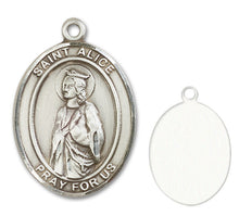Load image into Gallery viewer, St. Alice Custom Medal - Sterling Silver