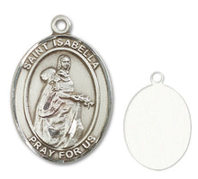 Load image into Gallery viewer, St. Isabella of Portugal Custom Medal - Sterling Silver