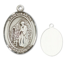 Load image into Gallery viewer, St. Aaron Custom Medal - Sterling Silver