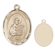 Load image into Gallery viewer, St. Christian Demosthenes Custom Medal - Yellow Gold