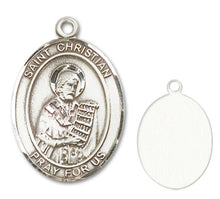 Load image into Gallery viewer, St. Christian Demosthenes Custom Medal - Sterling Silver