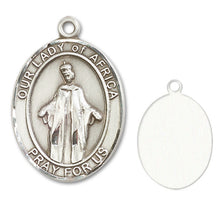 Load image into Gallery viewer, Our Lady of Africa Custom Medal - Sterling Silver