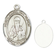 Load image into Gallery viewer, St. Basil the Great Custom Medal - Sterling Silver
