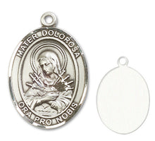 Load image into Gallery viewer, Our Lady of Sorrows Custom Medal - Sterling Silver