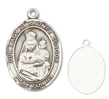 Load image into Gallery viewer, Our Lady of Prompt Succor Custom Medal - Sterling Silver