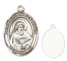 Load image into Gallery viewer, St. Bede the Venerable Custom Medal - Sterling Silver