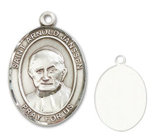 Load image into Gallery viewer, St. Arnold Janssen Custom Medal - Sterling Silver