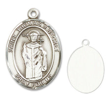 Load image into Gallery viewer, St. Thomas A. Becket Custom Medal - Sterling Silver