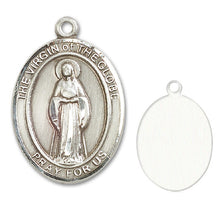 Load image into Gallery viewer, Virgin of the Globe Custom Medal - Sterling Silver