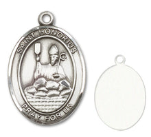 Load image into Gallery viewer, St. Honorius of Amiens Custom Medal - Sterling Silver