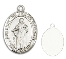 Load image into Gallery viewer, Our Lady of the Undoer of Knots Custom Medal - Sterling Silver