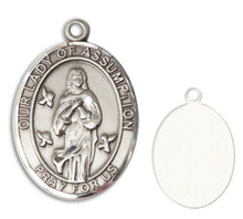 Load image into Gallery viewer, Our Lady of the Assumption Custom Medal - Sterling Silver