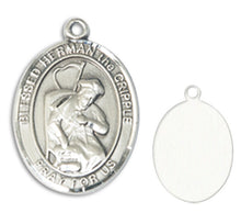 Load image into Gallery viewer, Blessed Herman the Cripple Custom Medal - Sterling Silver
