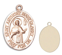 Load image into Gallery viewer, St. Anthony Mary Claret Custom Medal - Yellow Gold