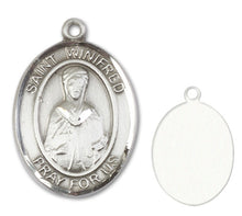 Load image into Gallery viewer, St. Winifred of Wales Custom Medal - Sterling Silver