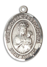Load image into Gallery viewer, Our Lady of Czestochowa Custom Medal - Sterling Silver