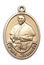 Load image into Gallery viewer, Pope Francis Custom Medal - Yellow Gold