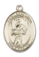 Load image into Gallery viewer, St. Sebastian / Baseball Custom Medal - Yellow Gold