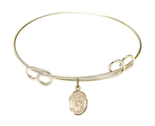 Load image into Gallery viewer, St. Sebastian Custom Bangle - Gold Filled