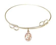 Load image into Gallery viewer, St. Margaret Mary Alacoque Custom Bangle - Gold Filled