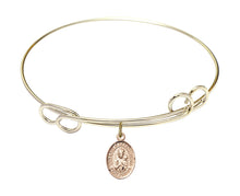 Load image into Gallery viewer, Our Lady of Czestochowa Custom Bangle - Gold Filled
