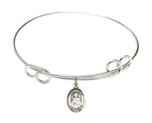 Load image into Gallery viewer, St. Philip the Apostle Custom Bangle - Silver