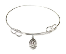 Load image into Gallery viewer, St. Sebastian Custom Bangle - Silver