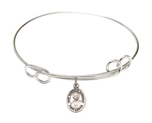 Load image into Gallery viewer, St. Marcellin Champagnat Custom Bangle - Silver