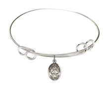 Load image into Gallery viewer, Our Lady of San Juan Custom Bangle - Silver