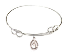 Load image into Gallery viewer, St. John of Capistrano Custom Bangle - Silver