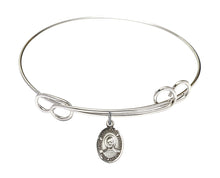 Load image into Gallery viewer, St. Josemaria Escriva Custom Bangle - Silver