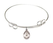 Load image into Gallery viewer, Blessed Miguel Pro Custom Bangle - Silver