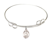 Load image into Gallery viewer, St Norbert of Xanten Custom Bangle - Silver