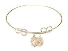 Load image into Gallery viewer, St. Joseph of Cupertino Custom Bangle - Gold Filled