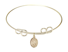 Load image into Gallery viewer, St. Amelia Custom Bangle - Gold Filled