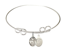 Load image into Gallery viewer, St. Christopher / Men's Water Polo Custom Bangle - Silver
