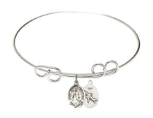 Load image into Gallery viewer, St. Joseph of Cupertino Custom Bangle - Silver
