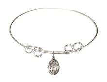 Load image into Gallery viewer, St. Anastasia Custom Bangle - Silver