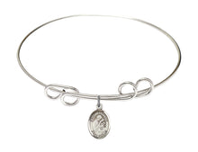 Load image into Gallery viewer, St. Aloysius Gonzaga Custom Bangle - Silver