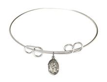 Load image into Gallery viewer, St. Joseph of Arimathea Custom Bangle - Silver