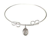 Load image into Gallery viewer, St. Roch Custom Bangle - Silver