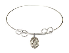 Load image into Gallery viewer, St. Anthony of Egypt Custom Bangle - Silver