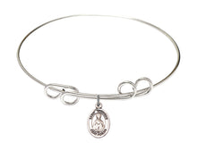 Load image into Gallery viewer, St. Winifred of Wales Custom Bangle - Silver