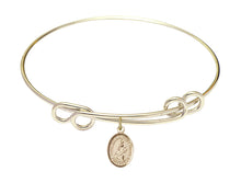 Load image into Gallery viewer, St. Thomas of Villanova Custom Bangle - Gold Filled
