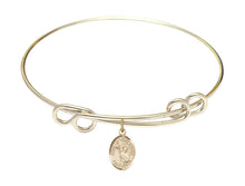 Load image into Gallery viewer, St. Paul of the Cross Custom Bangle - Gold Filled