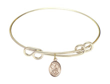 Load image into Gallery viewer, St. Eustachius Custom Bangle - Gold Filled