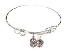 Load image into Gallery viewer, St. Sebastian / Field Hockey Custom Bangle - Silver