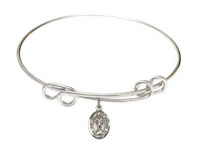 Load image into Gallery viewer, Our Lady of All Nations Custom Bangle - Silver